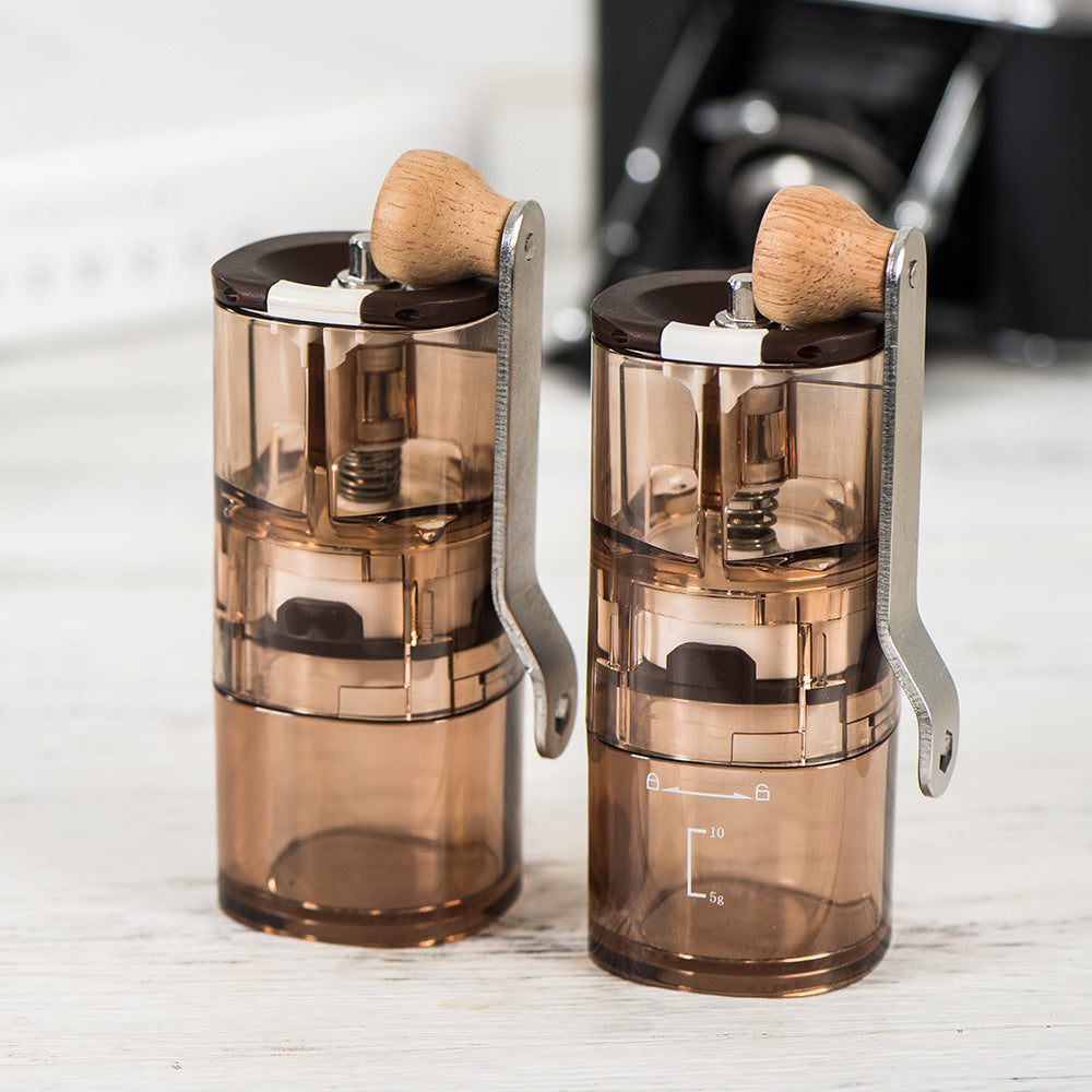 Manual Burr Coffee Grinder: Ceramic Core, Travel Size