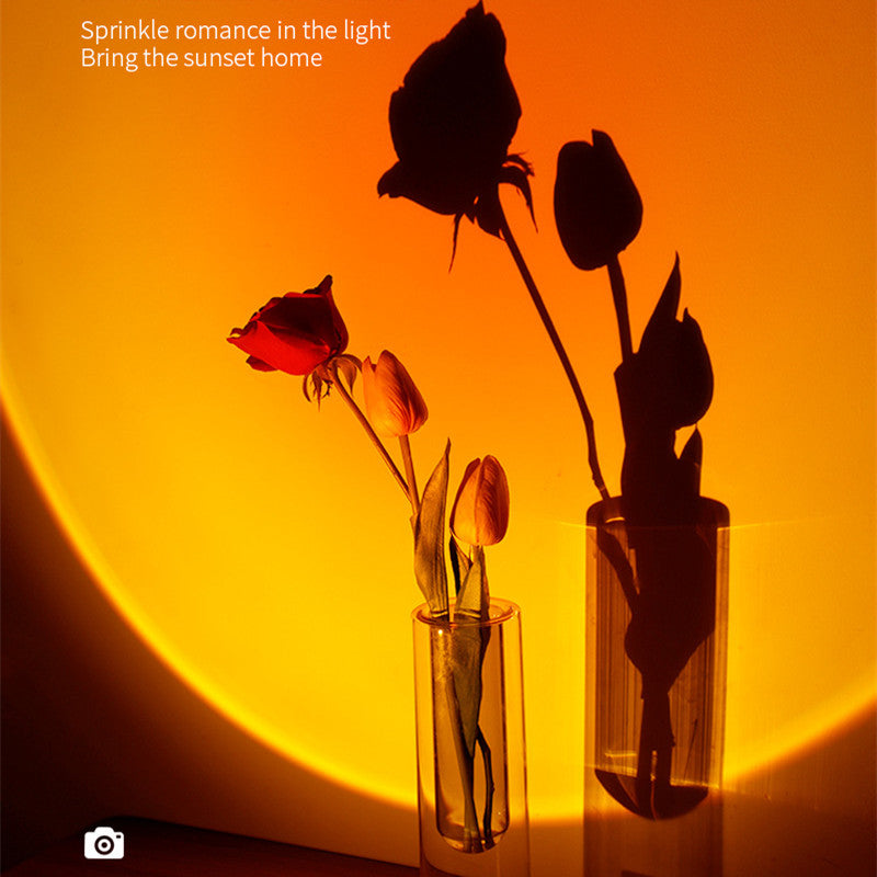 Sunset Glow 2-in-1: Ambient Lamp and Mini Humidifier