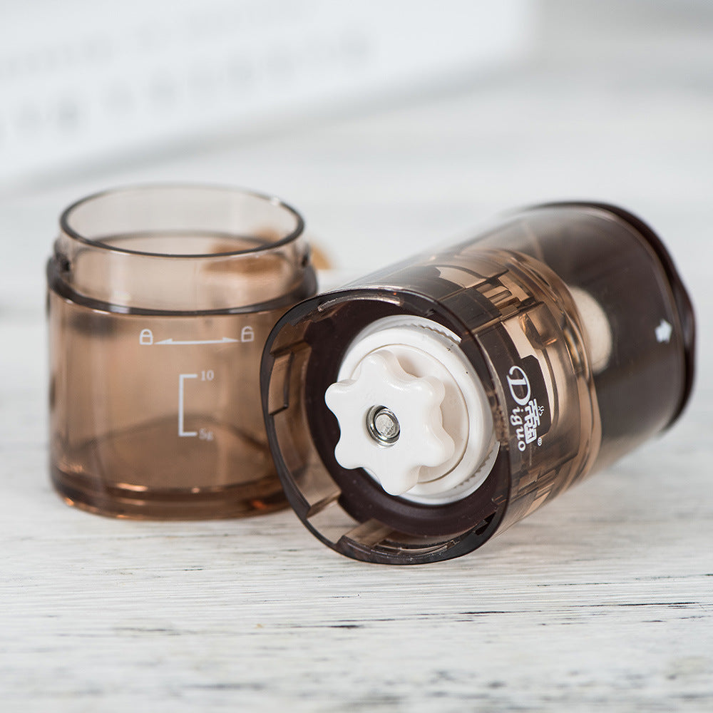 Manual Burr Coffee Grinder: Ceramic Core, Travel Size